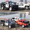 Car Pull Simulation Kids Christmas Truck 1/36 Vehicle Model Toy Gift Back Police
