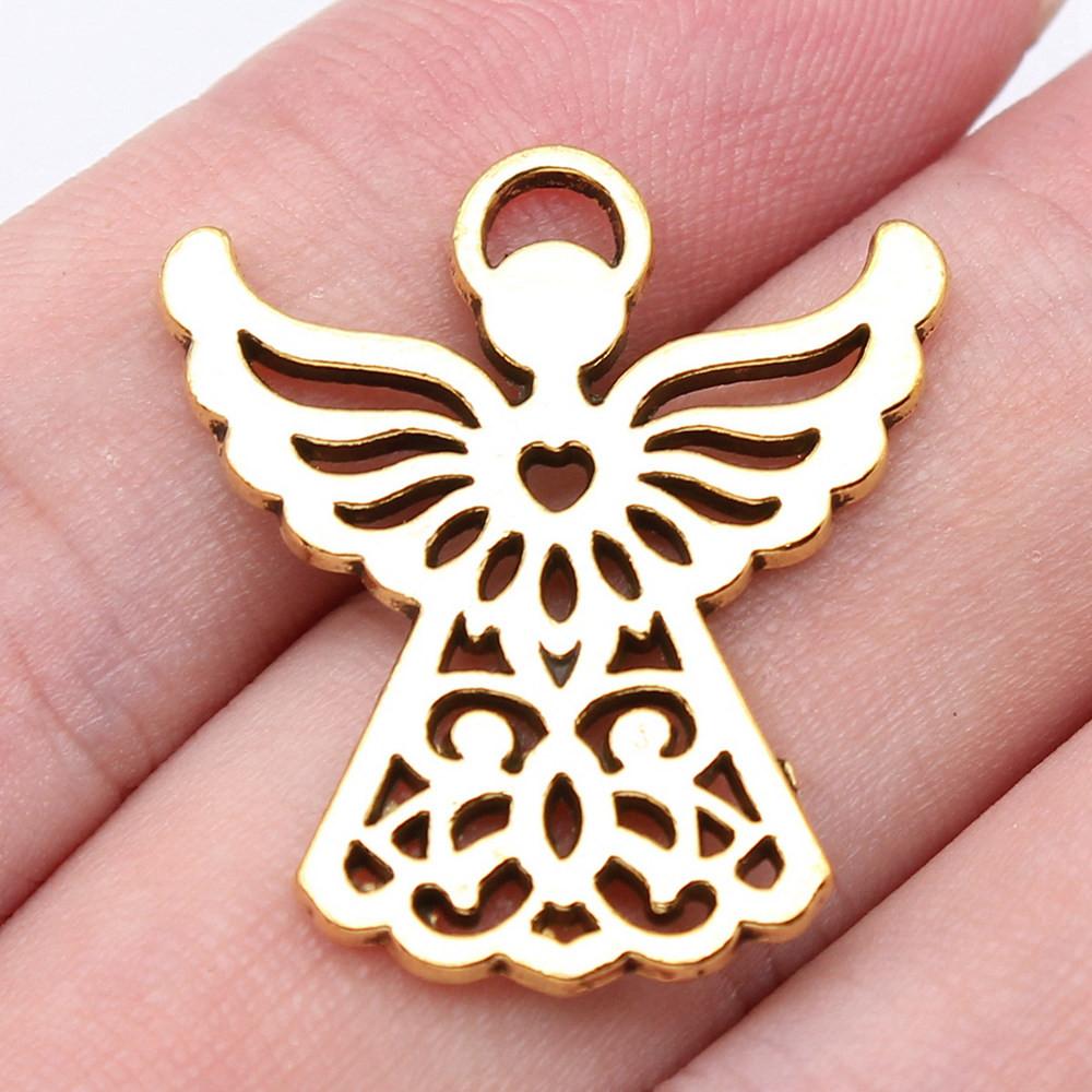 Большие подвески-ангелы, кулон, пара, ювелирные изделия, необычные подарки для