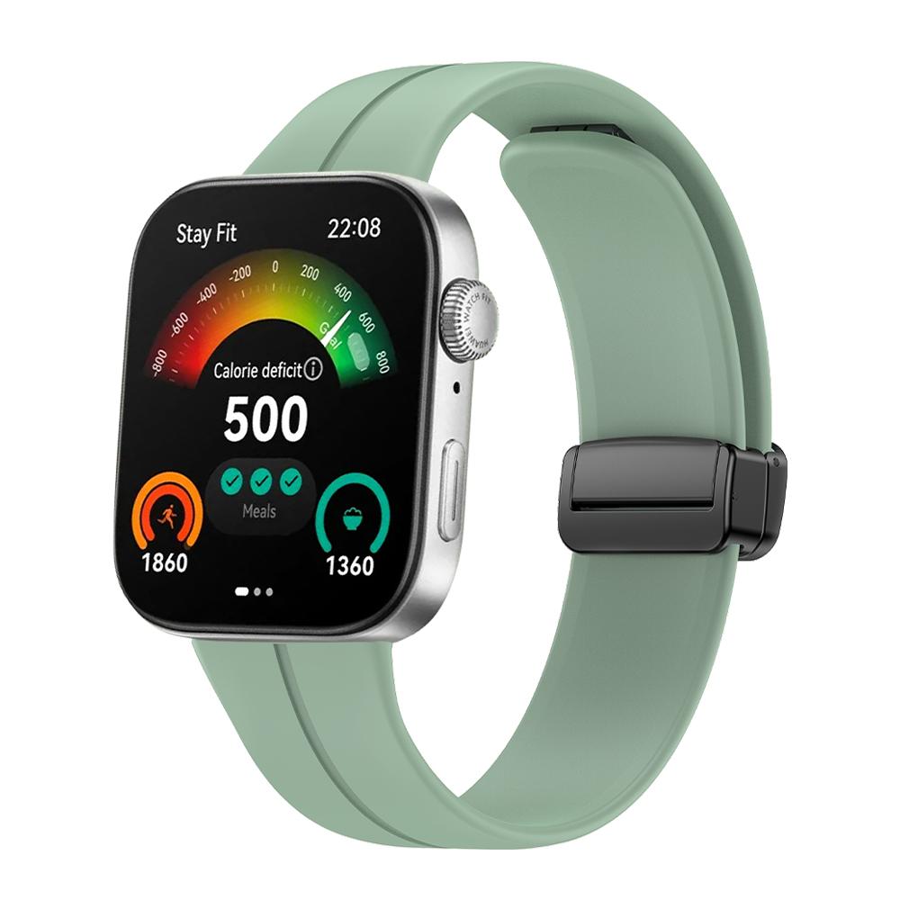 Магнитная складная пряжка Браслет для HUAWEI WATCH FIT 3 Спортивный дышащий силиконовый ремешок Замена ремешка Браслет