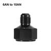 X AUTOHAUX Фитинг-адаптер для масляного радиатора Фитинг Автомобильный соединитель для шланга Алюминиевый сплав AN10 Внутренняя резьба - AN6 Наружная резьба Черный 2 штуки