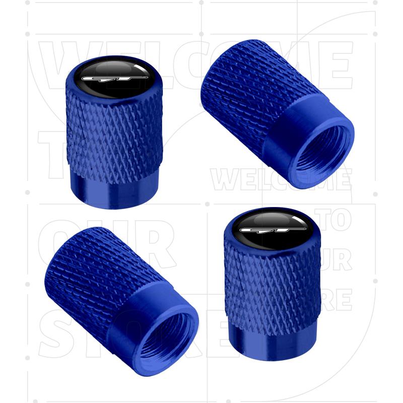 For Kia GT Line K5 K9 Stonic Sportage Stinger LOGO 4pcs Car Wheel Tire Valve Aluminum Caps Tyre Stem Covers Airdust Waterproof BV3