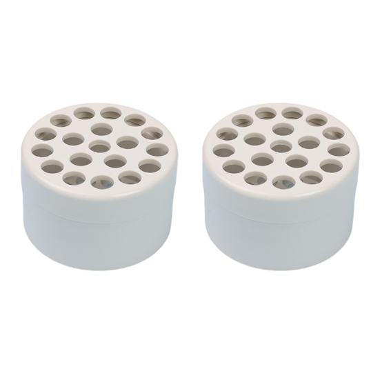 2Pcs Spiral Ikebana Stem Holder DIY Bouquet Twister Vase Flower Arranger Grid Multi-holes Plant