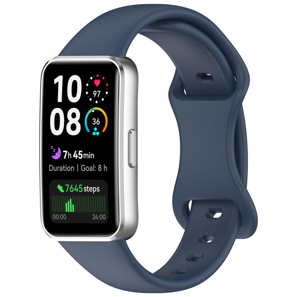 Силиконовые ремешки Для Huawei Band 10/9/9 NFC Аксессуары для ремешка Замена Спортивный браслет pulseira correa для Huawei Bands 8/8NFC