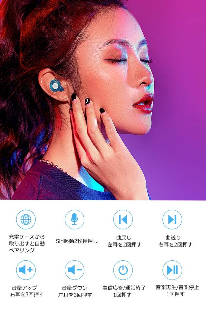 Okcsc X12 Pro Wireless Up To 6 Hours of Continuous AAC with Mic Earphones, In-Ear Bluetooth, Sports, Waterproof, iPX5, Playback, Compatible,
