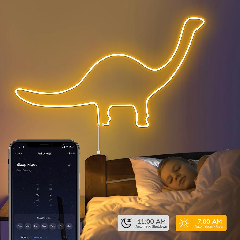 5 В USB Tuya Smart WiFi светодиодная лента для игровой комнаты Ruban RGB неоновая светодиодная лента работает с Alexa/Google Home для освещения домашнего декора