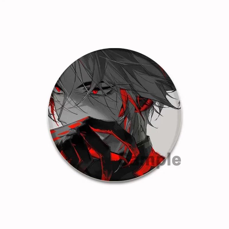 32/44/58 мм значок Genshin Impact, броши ручной работы на одежду, рюкзак, аксессуары для косплея, брошь Alhaitham, мультяшные значки на лацкан, подарки