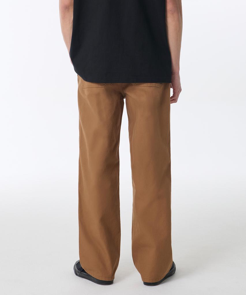 MUSINSA STANDARD Canvas Regular Fit Work Pants [Desert Brown]