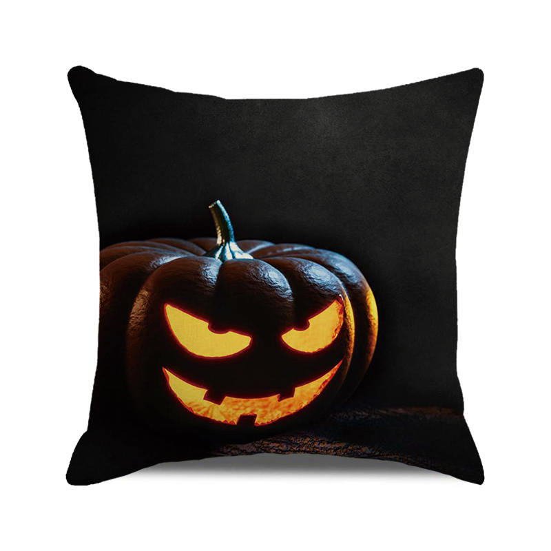 Хэллоуин тема ужас тыква летучая мышь принт узор наволочка дома гостиная диван украшения квадратный пледы наволочка