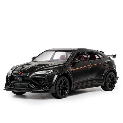 1/24 Lamborghini URUS Bison Mansory SUV литая модель игрушечного автомобиля литые металлические звуковые и световые игрушки для детей транспортное средство