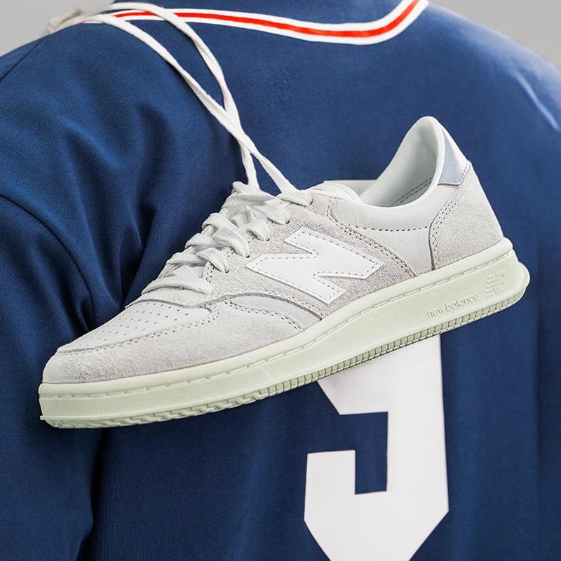 Спортивная обувь NEW BALANCE для мужчин и женщин, модные и универсальные белые кроссовки, весенний стиль, простые и удобные, повседневная и спортивная обувь, CT500AG