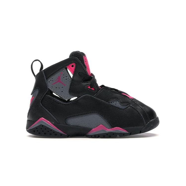 Jordan True Flight Black Dark Grey Deadly Pink TD 645071-009