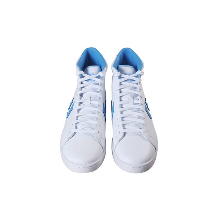 Кожаные Converse Hi 'Бело-синие' 166813C
