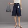 New Arrivals Open Run Women Casual Stretch Cotton Blend 5 Inch Denim Shorts With