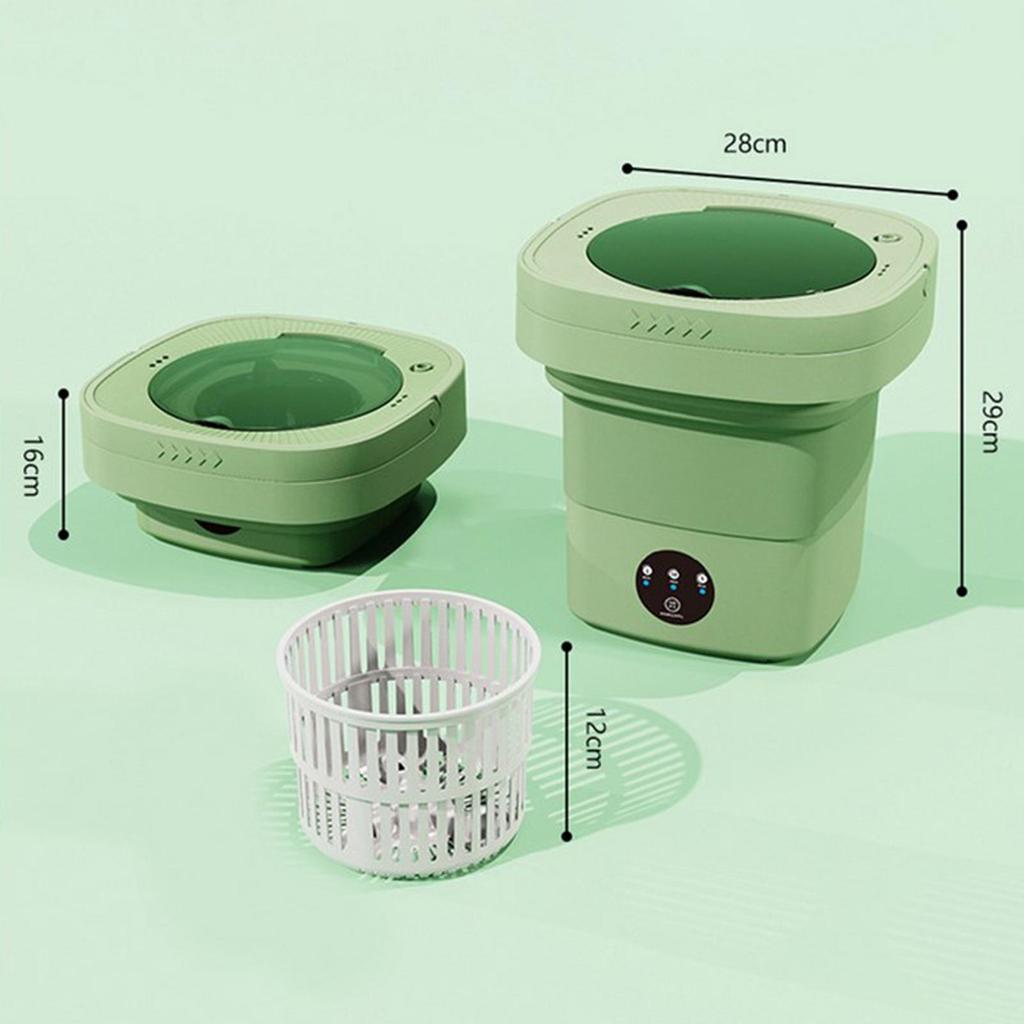 Стиральная машина для нижнего белья 6,5 л, портативная складная стиральная машина для мини-бюстгальтера, детская одежда, мелкие предметы, стиральная машина для общежитий, кемпинга и путешествий