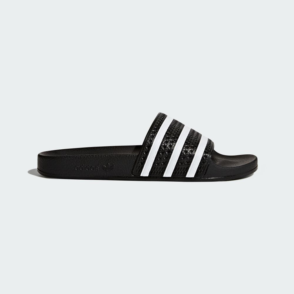 Adidas ADILETTE Core Black Sandals Slide Unisex ORIGINALS 280647 Core Black/White/Core Black