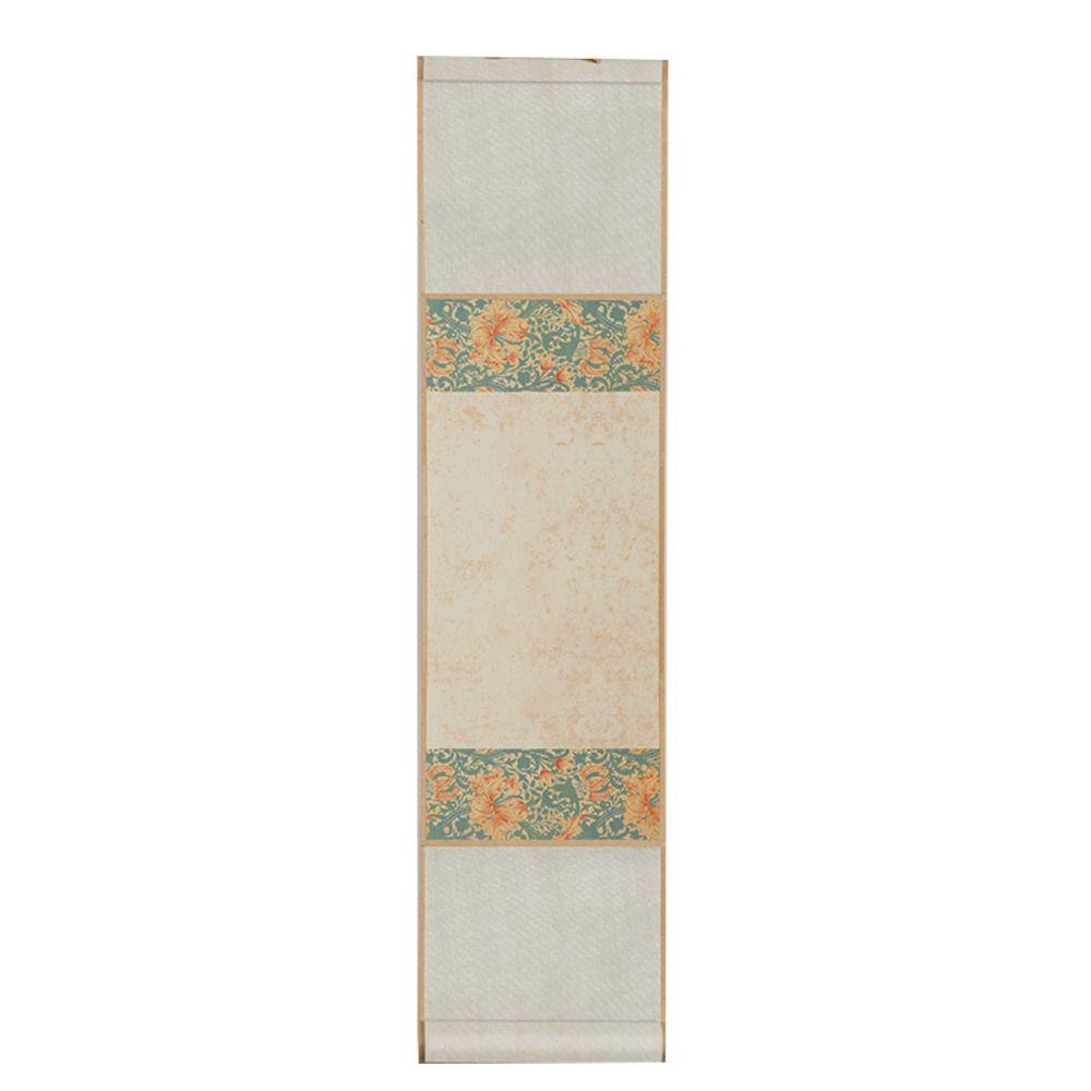 Самодельные подарки Винтажная рисовая бумага Свиток Каллиграфия Монтаж Свиток Буддисты