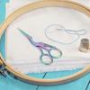 Curved Design Crane Shape Scissors Sharp Tip Dressmaker Shears Embroidery Scissors  For Embroidery