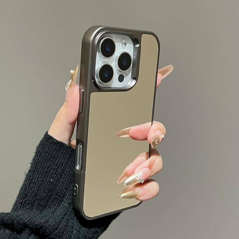 Mirror Make Up Acrylic Phone Case for For Iphone 16 1 14 13 Pro Max 11 12 Ultra Slim Shockproof Thin Cover for For Iphone 16Pro