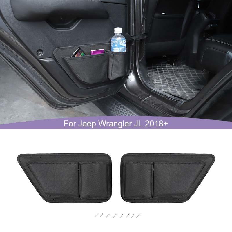 Car Multi-functional Door Side Storage Bag Organizer Fit For Jeep Wrangler JK for Jeep JL for Jeep JT 2007 Up Stowing Tidying