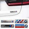 HINW3 3D Aluminum Car Styling Sticker Body Trunk Decoration Decal Emblem For BMW M Sports Performance E46 E90 E60 F20 X1 X2 X3 F10 F30