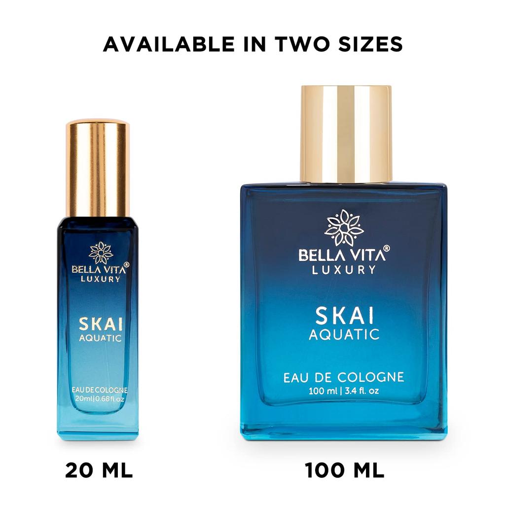 Bella Vita Luxury Skai Aquatic Eau De Cologne Unisex Perfume for Men & Women