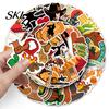 Tough Guy Style Accessories 50 Pcs Western Cowboy Stickers, Hat Boot Waterproof Stickers for Luggage Decorations Scrapbook DIY Crafts, Water