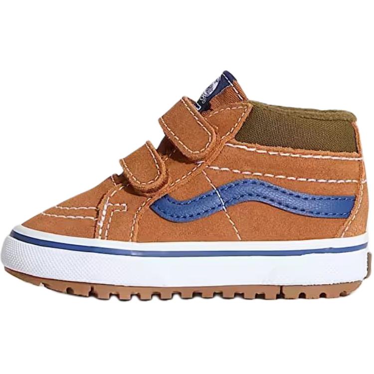 Vans MTE Waterproof Mid top Toddler Shoes Brown Blue Infant And Toddler VN000D11N1Z1
