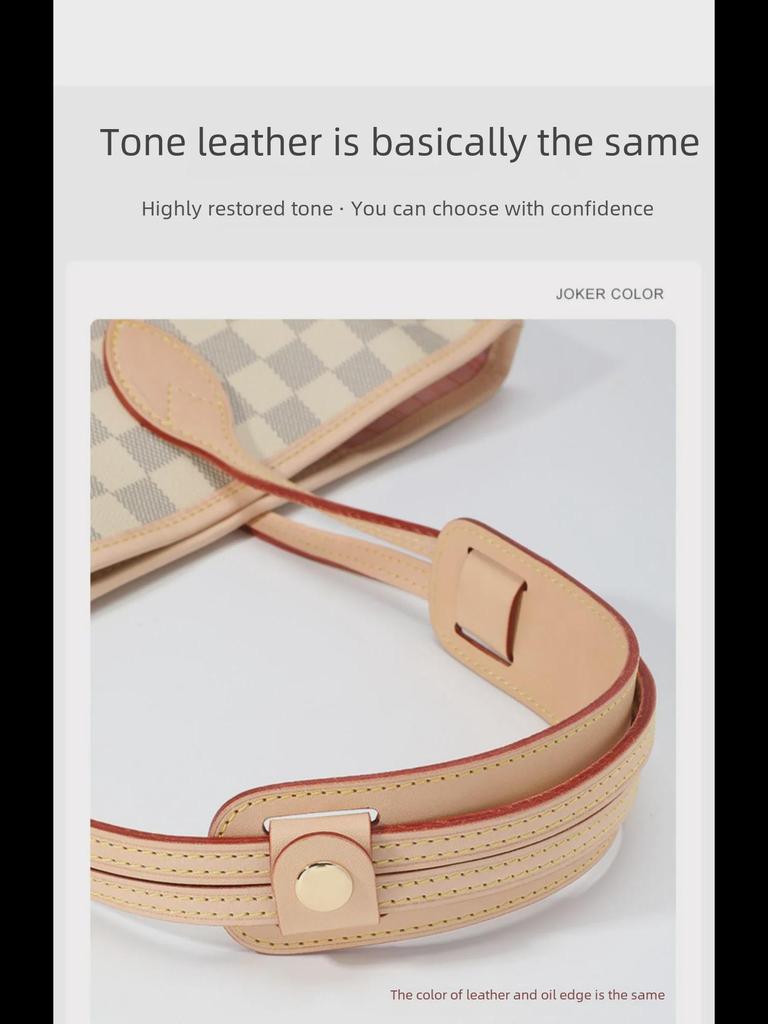 Наплечная накладка из кожи, меняющей цвет, для ремня сумки Neverfull