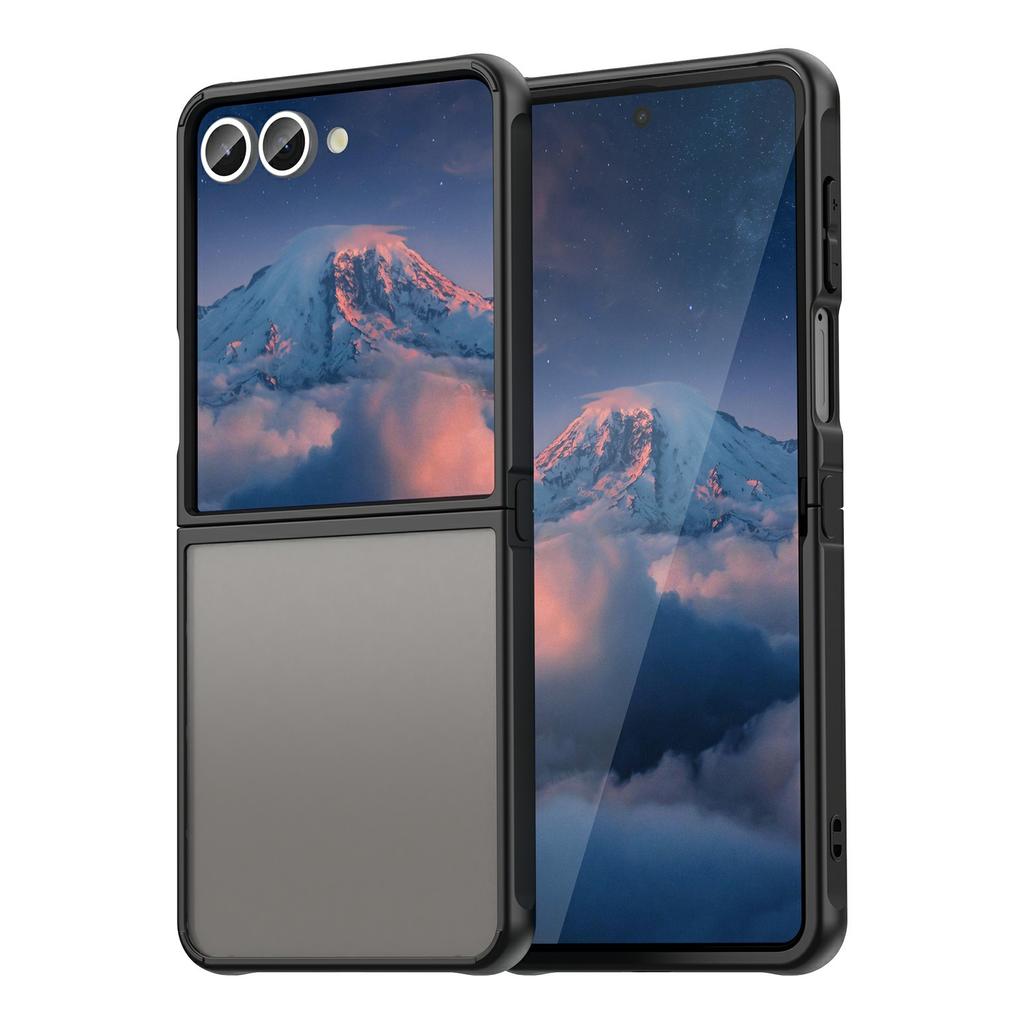 Чехол для Samsung Galaxy Z Flip7 5G, противоударный, с подушками безопасности, матовый, полупрозрачный, из ПК + ТПУ, задняя крышка телефона
