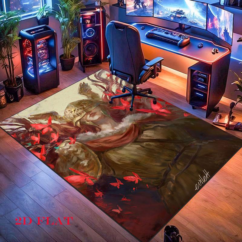 Malenia Blade Carpet Rug for Living Room Bedroom Home Sofa Decoration,Kids play Nonslip Floor Mat