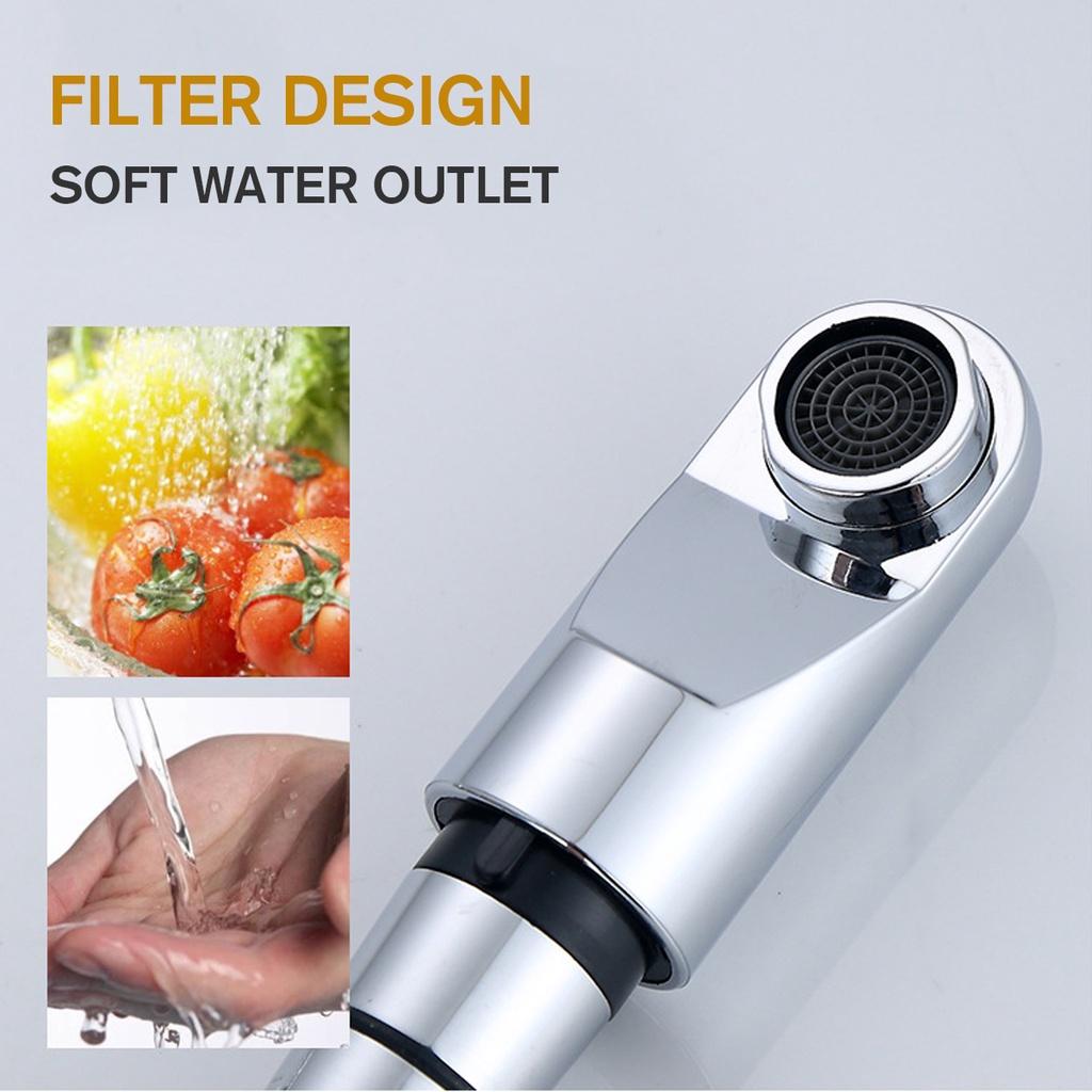 Кухонный смеситель с выдвижным изливом 360° для раковины, смеситель для ванной и кухни, однорычажный, для горячей и холодной воды, кран, смесители для монтажа на столешницу, новые