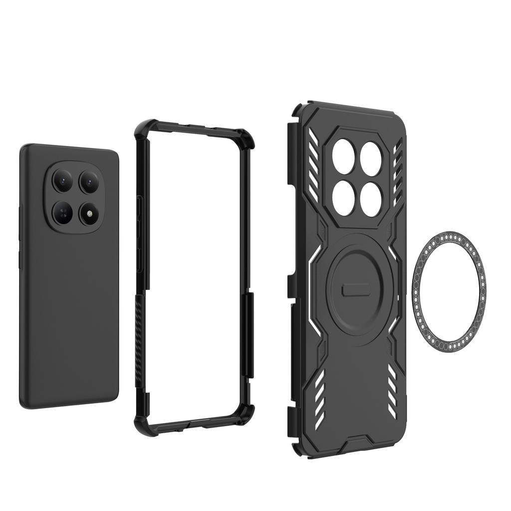 Чехол MagSafe для Xiaomi Redmi Note 15 4G, Магнитный противоударный чехол-бампер для Xiaomi Redmi Note 15 4G