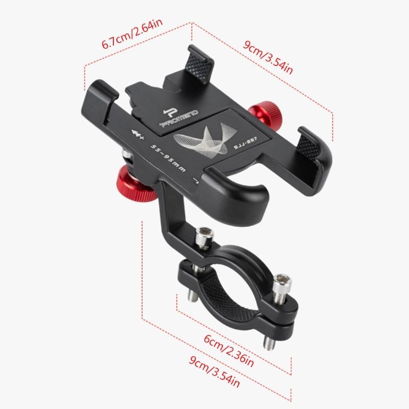Регулируемый держатель для телефона на велосипед, нескользящий универсальный держатель для телефона на руль велосипеда/мотоцикла, клипса для крепления, простая установка