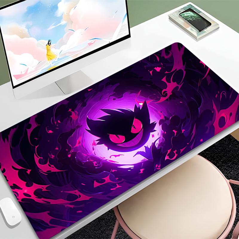 Mouse pad PPokemon Gengar Computer Speed type carpet mat for esports players Laptop Keyboard Mousepad Office Desk Mat