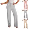 Женские зимние спортивные штаны, однотонные повседневные брюки, женские флисовые спортивные штаны, широкие прямые брюки