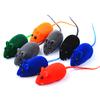 New Interactive Sound Plush Rubber Vinyl Mouse Pet Cat Realistic Sound Toys Flocking Mouse Funny Cat Toys Pet Toys