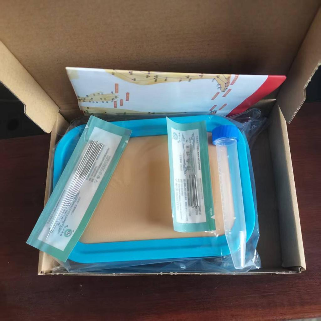 Acupuncture Training Practice Model Kit - Acupuncture Point Location Training Needle Package for Chinese Medicine Students with