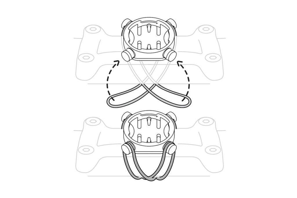 BEELINE Moto II Универсальное ремешковое крепление MNT30-UNI