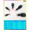 Universal Push-on Hose End Fittings Fuel Oil  0 45 90 180 Degree Cooler Hose AN4 AN6 AN8 AN10 AN12 Connection Adapter