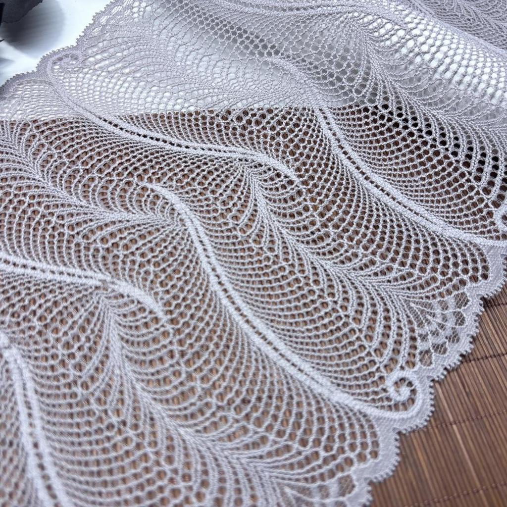 Эластичное кружево шириной 22 см, Ажурное кружево из эластана и спандекса для нижнего белья, бюстгальтеров, шитья и рукоделия