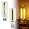 2 шт USB автомобильный салонный светильник Wilress Neon Atmosphere Night Light в стиле ретро, сенсорная светодиодная лампа в форме стеклянной бутылки