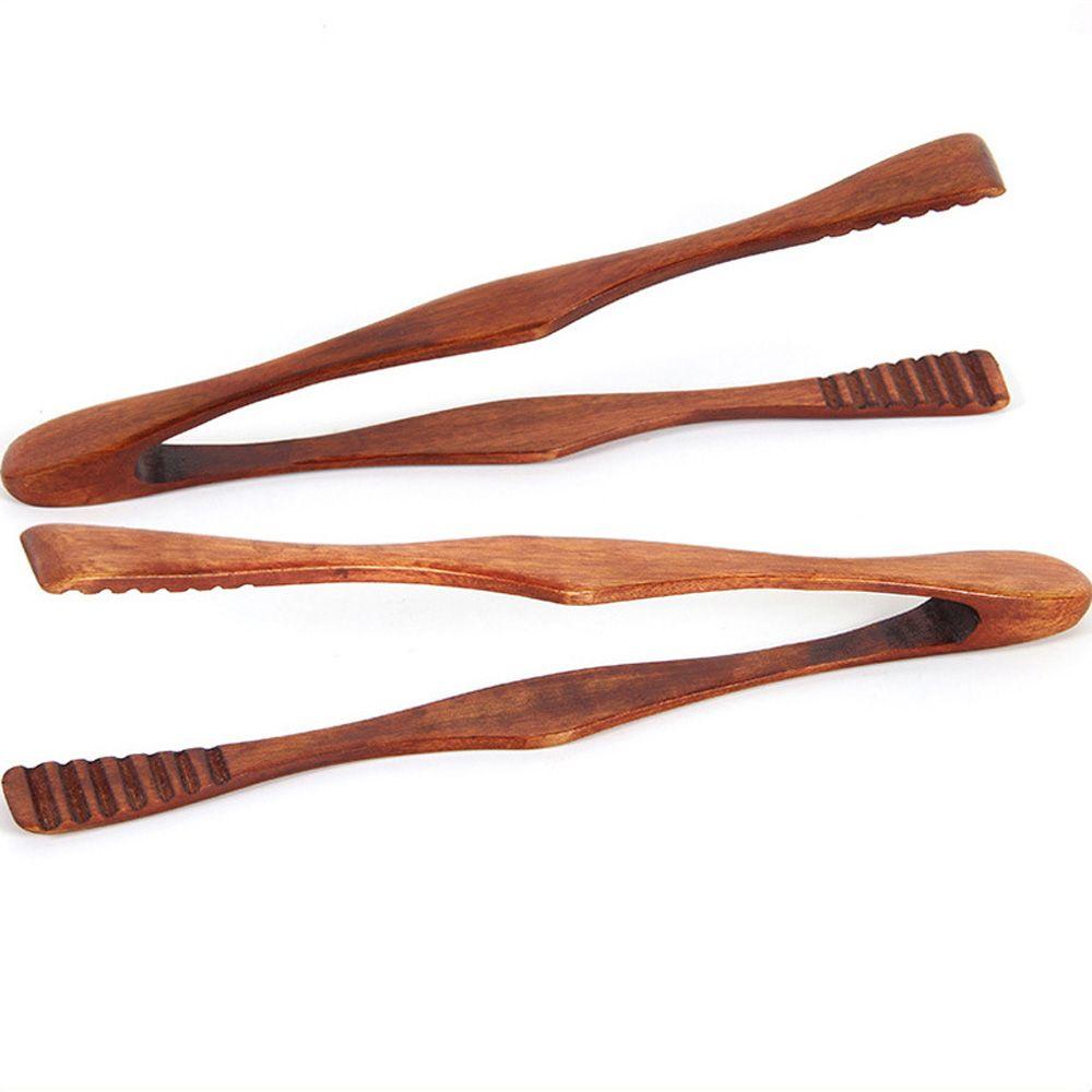 Bamboo Salad Snack Bread Clamp Cooking Utensils Toaster Tongs Food Clip Kitchen Tools