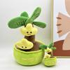 Новый стиль плюшевых горшечных растений «Зеленая сосна и кокос», модные и милые забавные украшения
