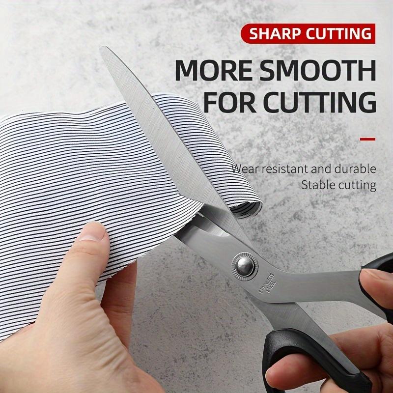 Professional Stainless Steel Tailor's Scissors - Precision Fabric & Needlework Shears for Sewing and Crafting
