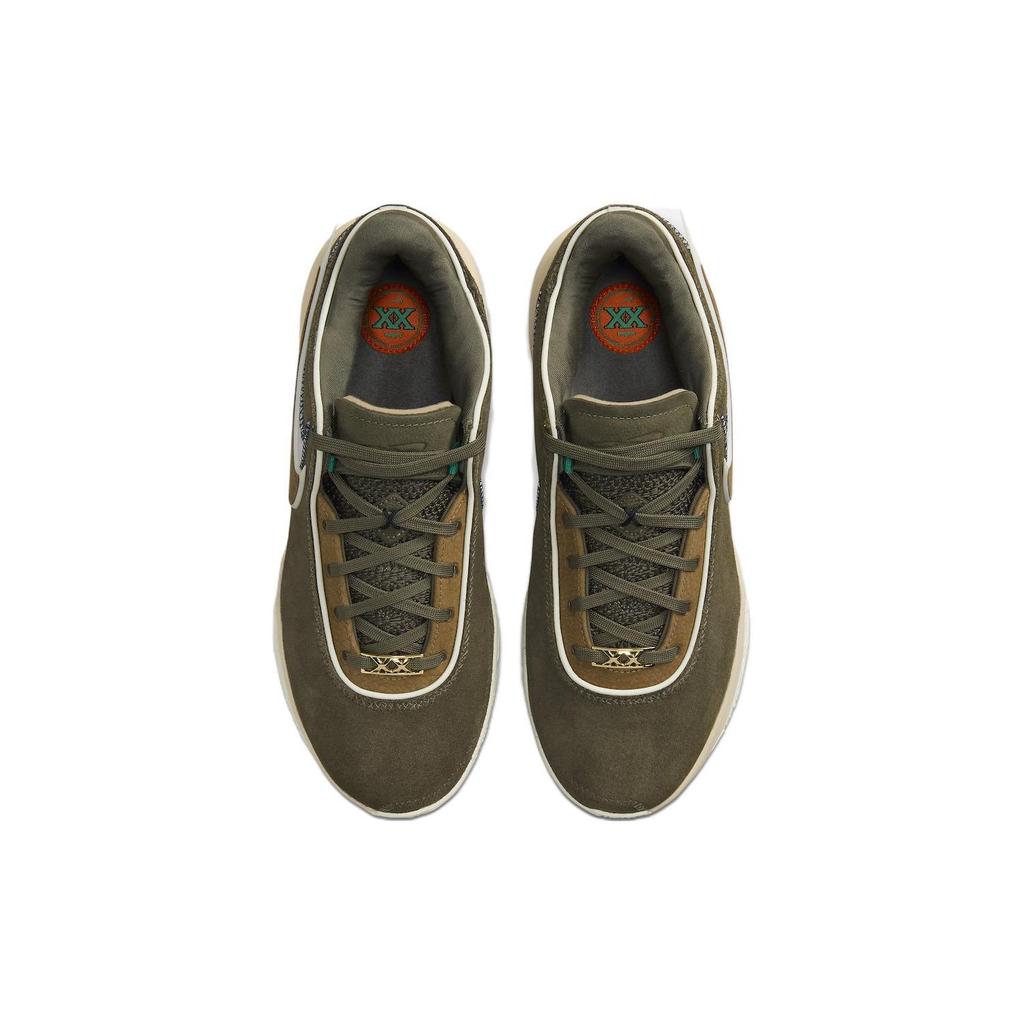 Nike LeBron 20 Olive Green Men Sneakers Multi-Color DV1193-901