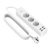 MultiFunction 4 USB Charging Port Power Strips 5V 2.3A USB Output Compatible for EU Standard Travel Socket Extension