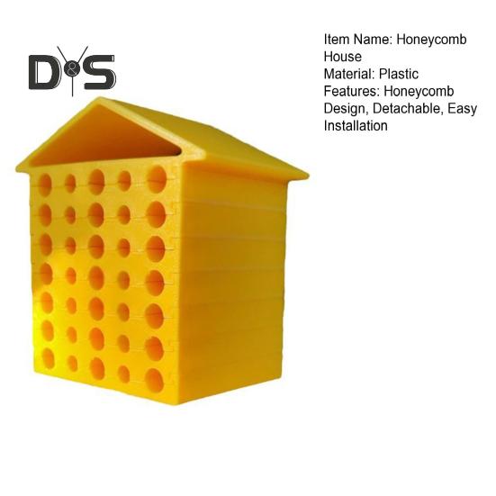 Настенный улей для пчел, напечатанный на 3D-принтере, дизайн сот, дом для пчел, съемный подвесной отель для насекомых, божьих коровок, опылителей, сада, двора, дерева