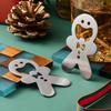 Creative Gingerbread Man Beer Bottle Opener – Cute Cartoon Design, Magnetized Metal Wine Opener, Perfect for Christmas Gifts