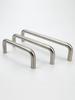 304 Stainless Steel U-Shaped Cabinet Handle, Polished Carbon Steel Round Bar Pull, available in sizes M3, M4, M5.