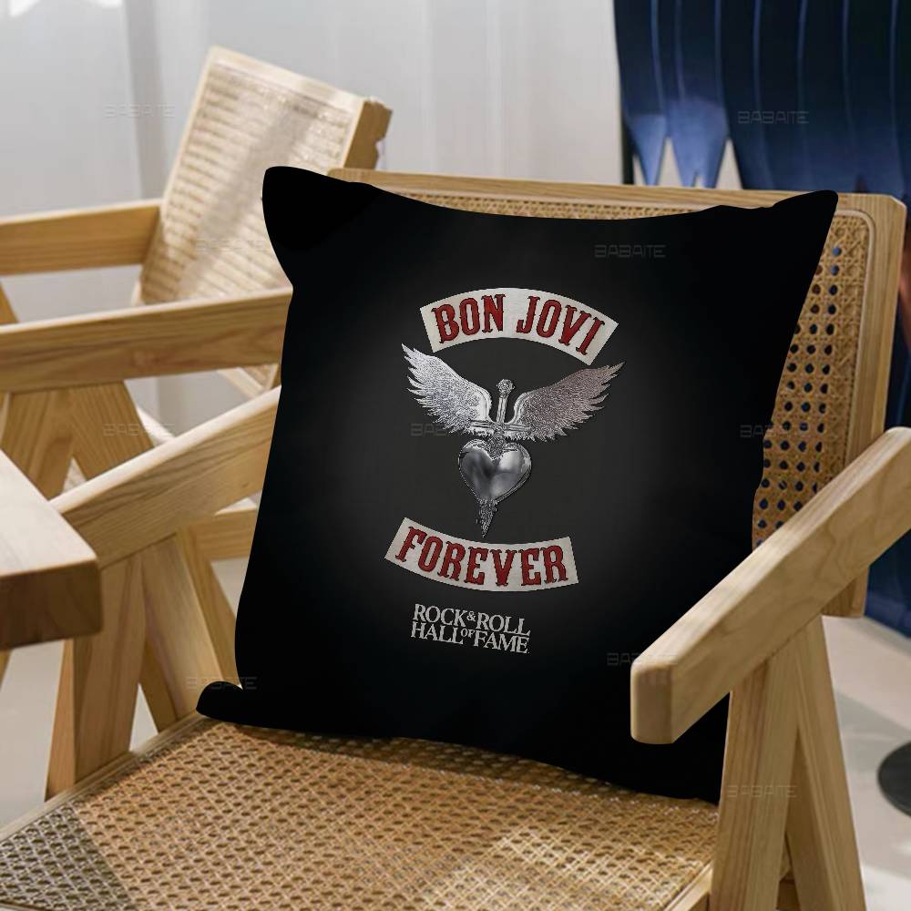 Классический винтажный B-BON J-JOVI BAND Кленовый Дизайн Наволочка Счастливый Осенний Урожай Декор Праздничный Декор Наволочка
